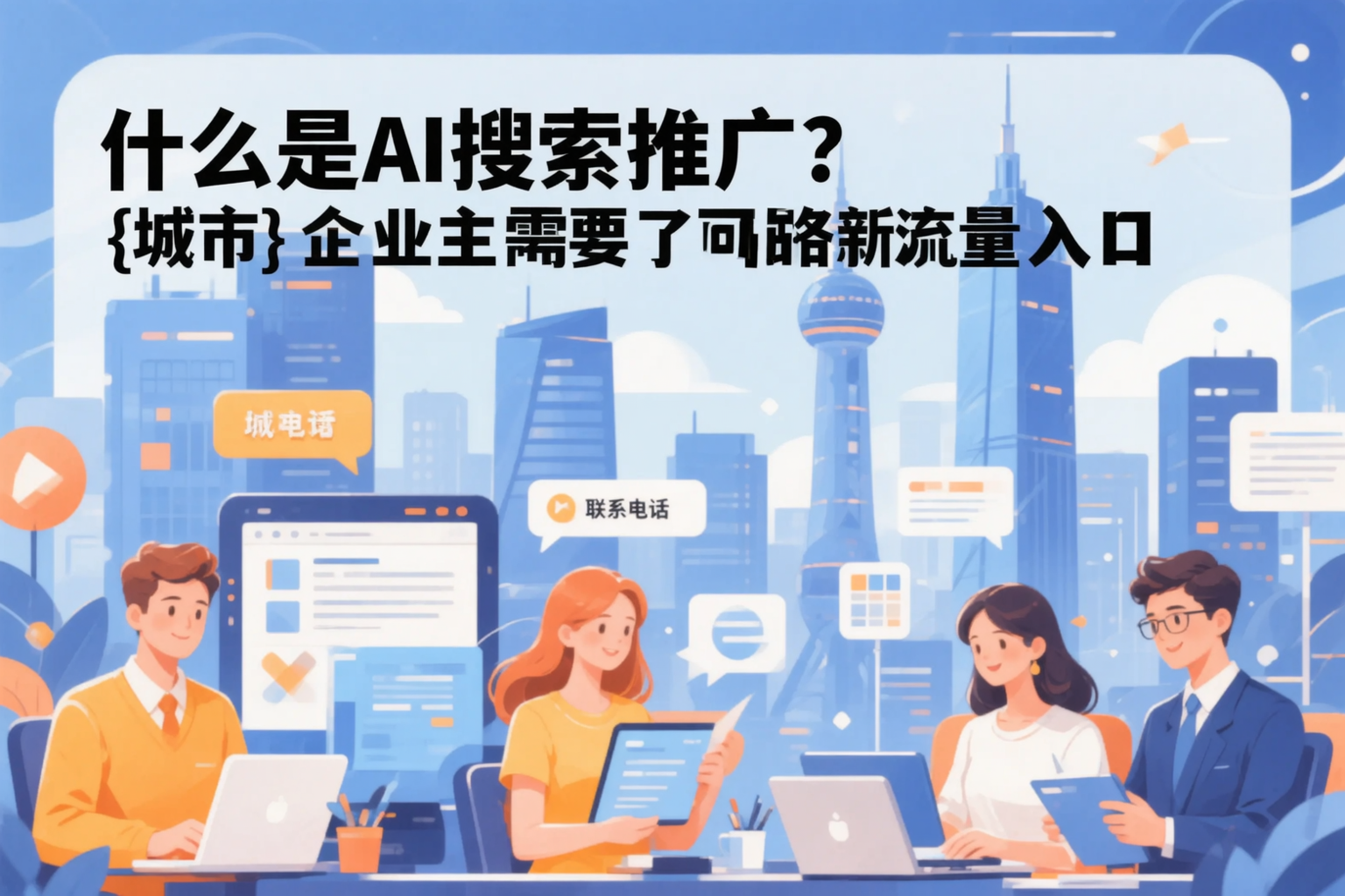 什么是AI搜索推广？陵水企业主需要了解的新流量入口