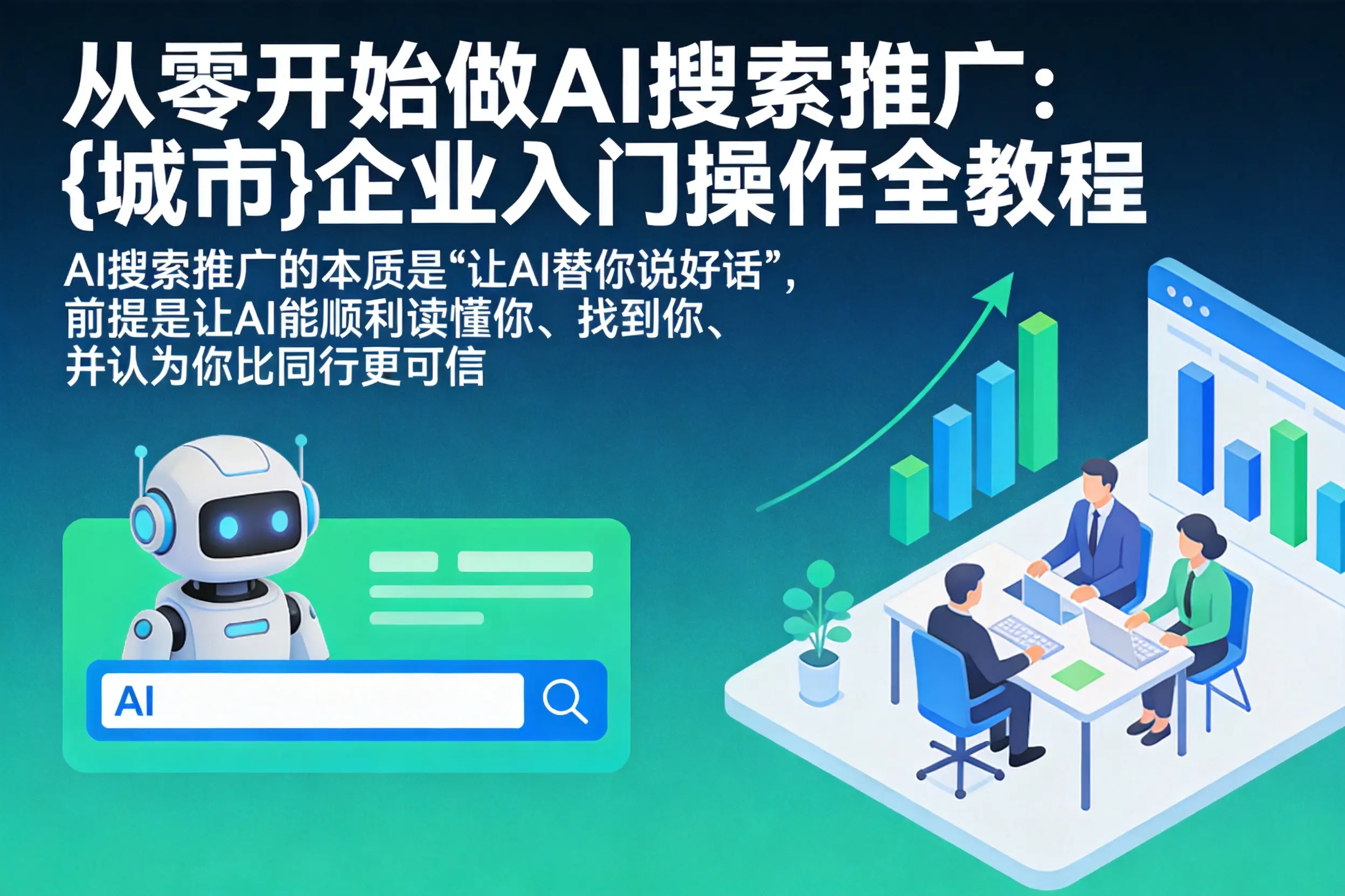 从零开始做AI搜索推广:陵水企业入门操作全教程