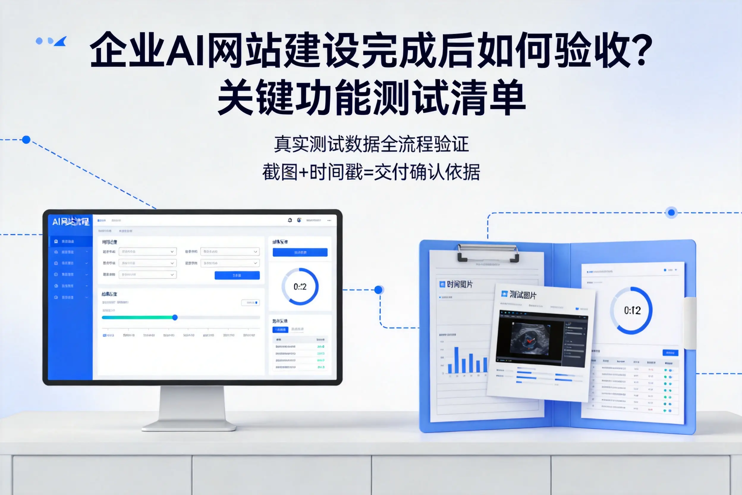 陵水企业AI网站建设完成后如何验收?关键功能测试清单