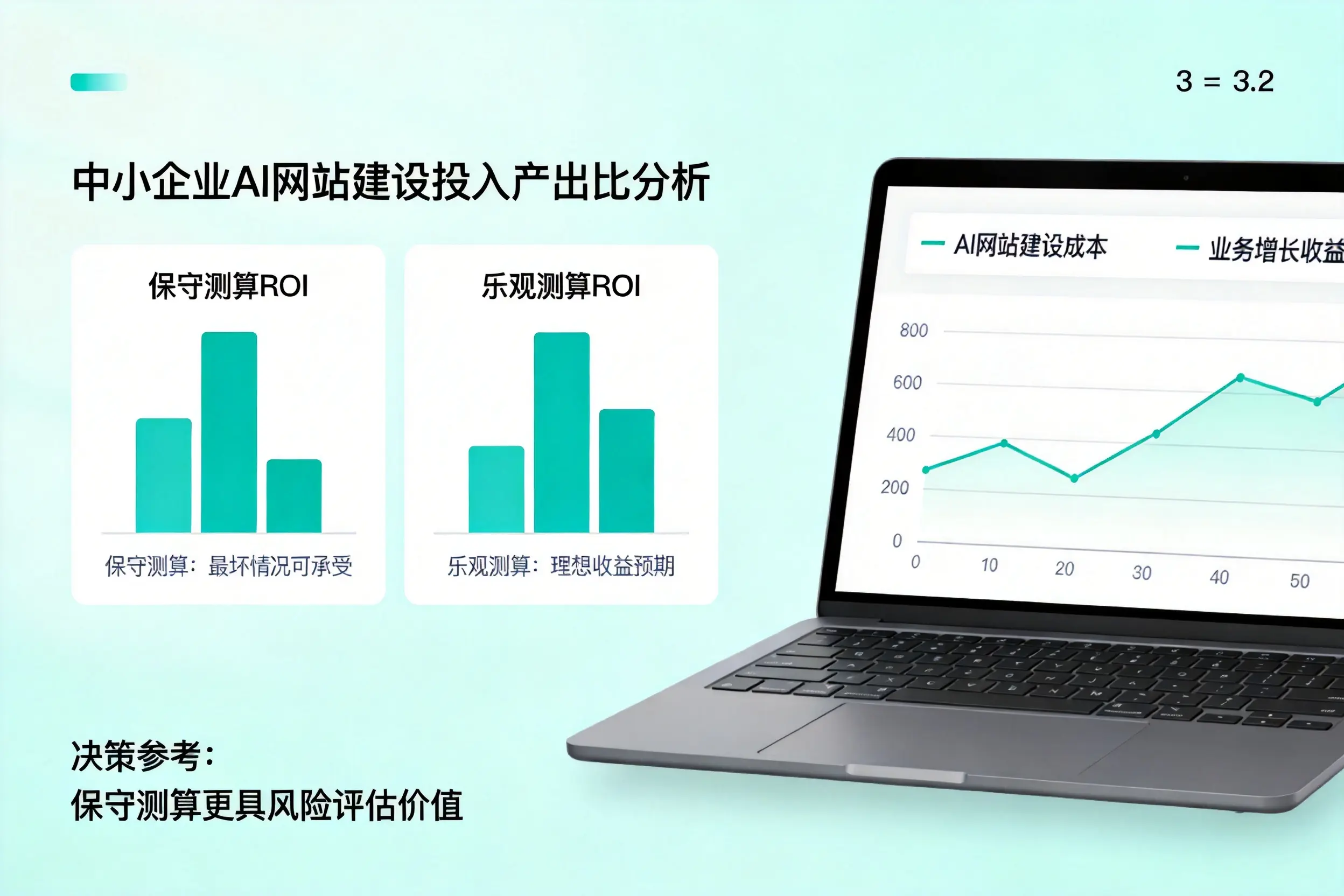 陵水中小企业AI网站建设投入产出比怎么算？先看这份分析
