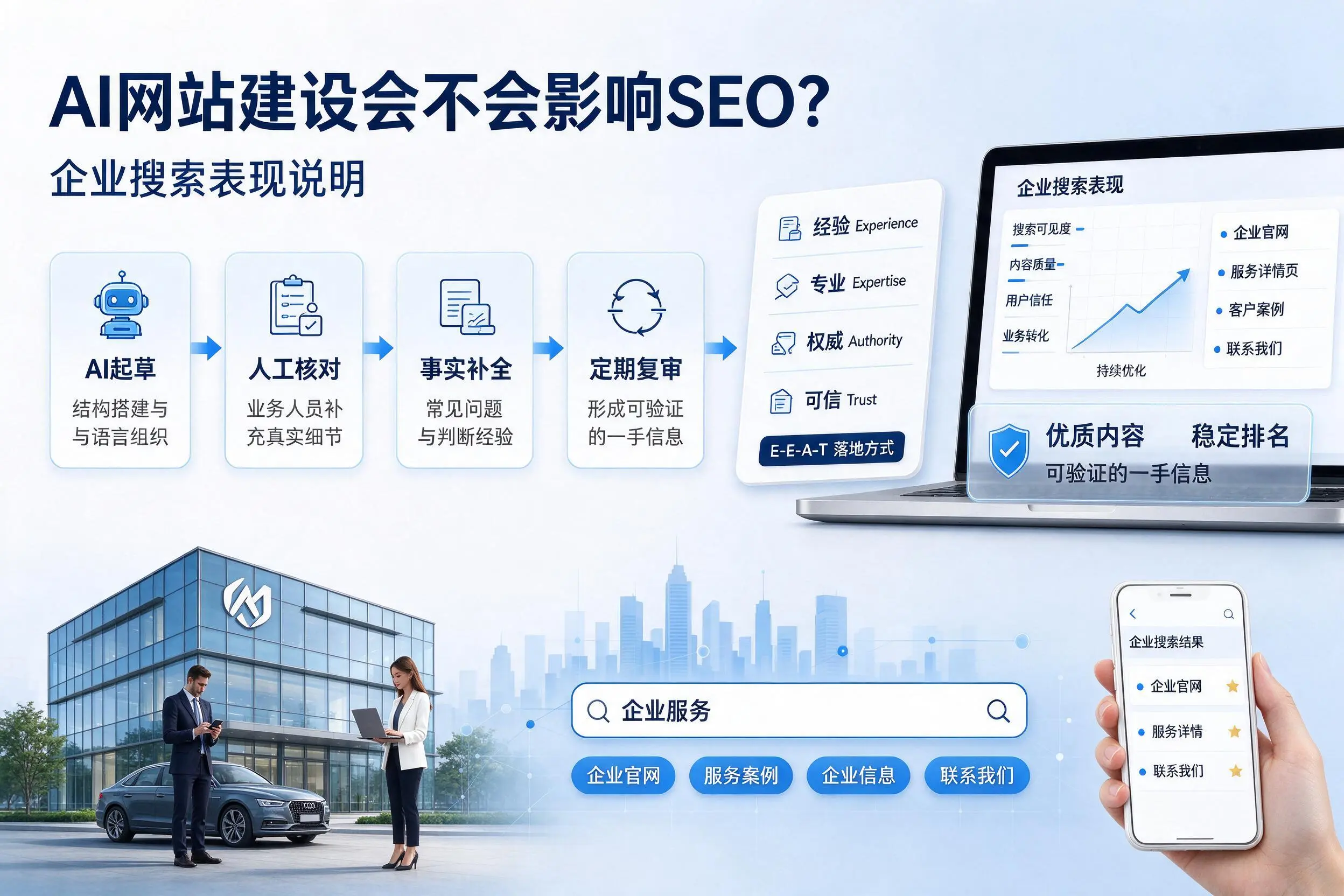 AI网站建设会不会影响SEO？陵水企业搜索表现说明