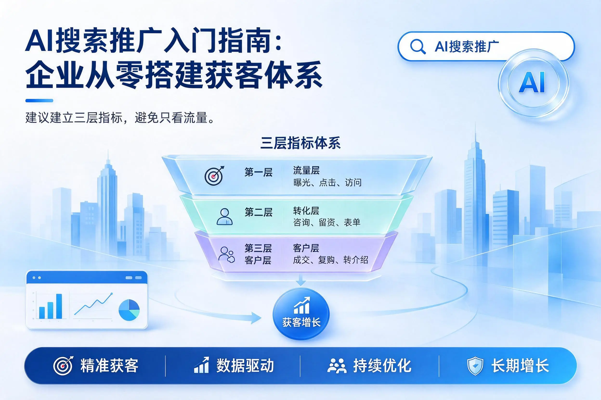 AI搜索推广入门指南:陵水企业从零搭建获客体系